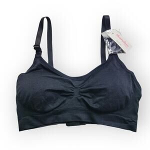 Unbranded Black Longline Sports Bra Lightweight Women's Small NWT